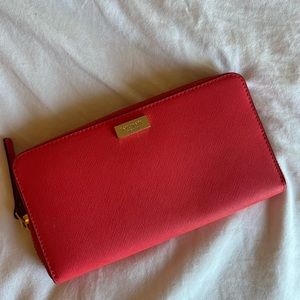 Kate Spade bright coral wallet